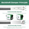 Backdraft damper 6